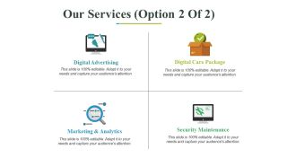 Our Services Template 2 Ppt PowerPoint Presentation Styles Introduction