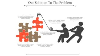 Our Solution To The Problem Template 2 Ppt PowerPoint Presentation Example 2015