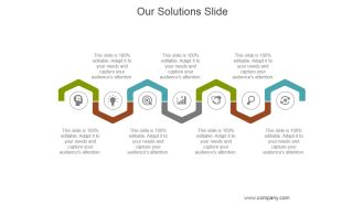 Our Solutions Slide Ppt PowerPoint Presentation Files