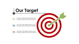 Our Target Arrow Ppt PowerPoint Presentation Outline Icons