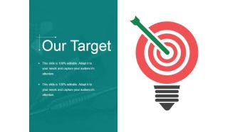 Our Target Ppt PowerPoint Presentation Model Gridlines