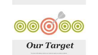 Our Target Strategy Ppt PowerPoint Presentation Show Graphics Design