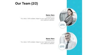 Our Team Introduction Management Ppt PowerPoint Presentation Gallery Topics