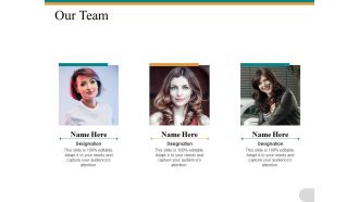 Our Team Introduction Ppt PowerPoint Presentation Background Images