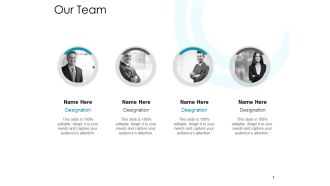 Our Team Introduction Ppt PowerPoint Presentation Infographics Infographic Template