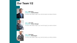 Our Team Introduction Ppt PowerPoint Presentation Outline Templates