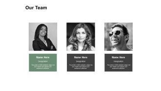 Our Team Introduction Ppt PowerPoint Presentation Slides Designs