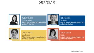 Our Team Ppt PowerPoint Presentation Design Templates