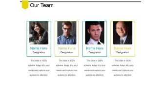 Our Team Ppt PowerPoint Presentation Infographics Files
