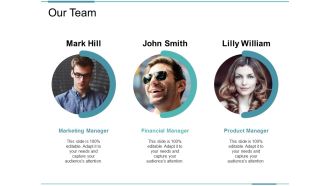 Our Team Ppt PowerPoint Presentation Layouts Deck