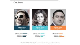 Our Team Ppt PowerPoint Presentation Model Graphics