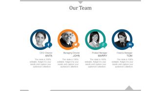Our Team Ppt PowerPoint Presentation Professional Design Ideas