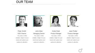 Our Team Ppt PowerPoint Presentation Styles Background Image