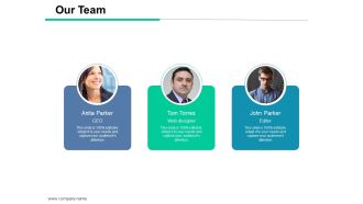 Our Team Ppt PowerPoint Presentation Styles Slide