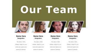 Our Team Ppt PowerPoint Presentation Template