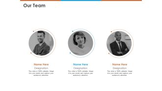 Our Team Ppt PowerPoint Presentation Visual Aids Backgrounds PDF