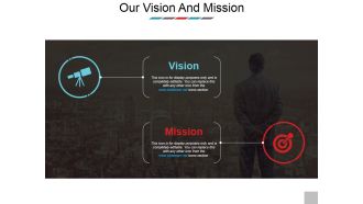 Our Vision And Mission Ppt PowerPoint Presentation Infographic Template Master Slide