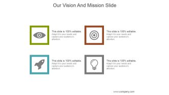 Our Vision And Mission Slide Ppt PowerPoint Presentation Introduction
