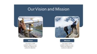 Our Vision And Mission Yearly Operating Plan Ppt PowerPoint Presentation Visual Aids Professional