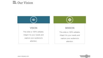 Our Vision Ppt PowerPoint Presentation Show