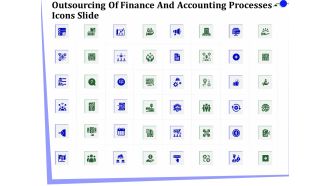 Outsourcing Of Finance And Accounting Processes Icons Slide Elements PDF