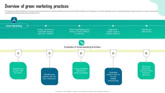 Overview Of Green Marketing Guide To Green Marketing For Sustainable Organization Microsoft PDF