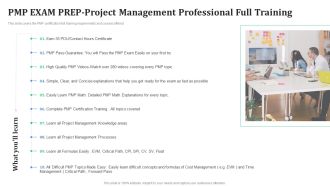 PMP EXAM PREP Project Management Professional Full Training Pictures PDF