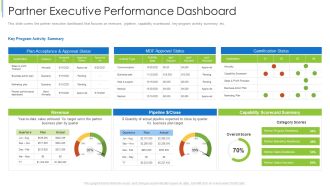 Partner Executive Performance Dashboard Ppt Styles PDF