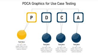 Pdca Graphics For Use Case Testing Ppt PowerPoint Presentation File Background Designs PDF