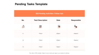 Pending Tasks Template Ppt PowerPoint Presentation Icon Format