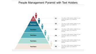 People Management Pyramid With Text Holders Ppt PowerPoint Presentation Gallery Deck PDF