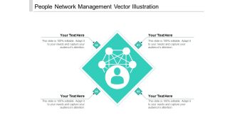 People Network Management Vector Illustration Ppt PowerPoint Presentation File Example PDF