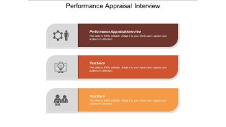 Performance Appraisal Interview Ppt PowerPoint Presentation Summary Vector