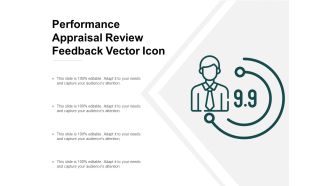 Performance Appraisal Review Feedback Vector Icon Ppt Powerpoint Presentation Pictures Examples