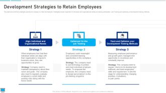 Performance Training Action Plan And Extensive Strategies Development Strategies To Retain Employees Summary PDF