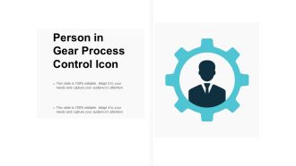 Person In Gear Process Control Icon Ppt PowerPoint Presentation Gallery Professional