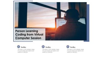 Person Learning Coding From Virtual Computer Session Ppt PowerPoint Presentation Portfolio Graphic Images PDF