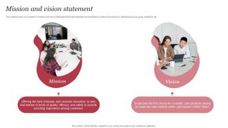 Personal Care Company Profile Mission And Vision Statement Topics PDF