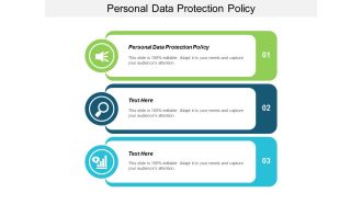 Personal Data Protection Policy Ppt Powerpoint Presentation Infographics Graphic Tips Cpb