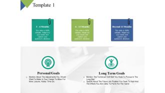 Personal Goals Long Term Goals Ppt PowerPoint Presentation Slides Maker