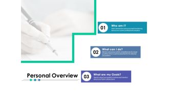 Personal Overview Ppt PowerPoint Presentation Outline Ideas