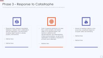 Phase 3 Response To Catastrophe Recovery Application Plan Brochure PDF