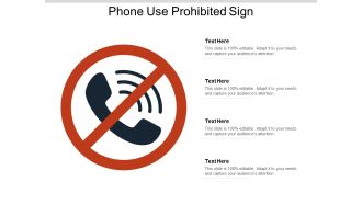 Phone Use Prohibited Sign Ppt PowerPoint Presentation Show Tips
