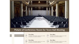 Picture Of Conference Room For Town Hall Meeting Ppt PowerPoint Presentation File Example File PDF
