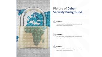 Picture Of Cyber Security Background Ppt PowerPoint Presentation Layouts Layout