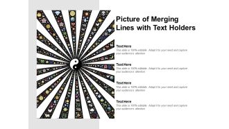 Picture Of Merging Lines With Text Holders Ppt PowerPoint Presentation Infographics Ideas