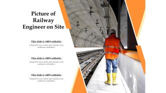 Picture Of Railway Engineer On Site Ppt PowerPoint Presentation Show Graphics PDF