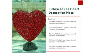 Picture Of Red Heart Decoration Piece Ppt PowerPoint Presentation Inspiration Example PDF