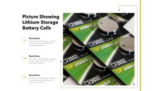 Picture Showing Lithium Storage Battery Cells Ppt PowerPoint Presentation Slides Clipart Images PDF