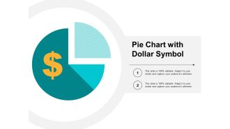 Pie Chart With Dollar Symbol Ppt PowerPoint Presentation Infographic Template Graphics Design